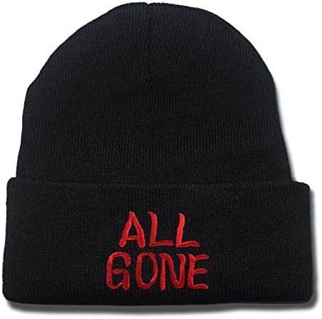 YUGY All Gone Beanie Unisex Embroidery Beanies Skullies Knitted Hats Skull Caps