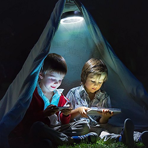 VEEAPE LED Camping Lantern, Rechargeable Tent Light with Ceiling Fan(2rd Generation), The One of Best Camping Gear for Emergency, Hurricane, Power Outage