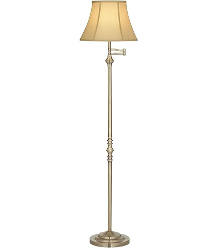 Nora Antique Brass Swing Arm Floor Lamp - Amazon.com