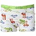 DOURA Boy's Comfortable Cotton Stretch Shorts Boxer Briefs 5 Pack Underwear (L)