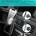 Clip Car Phone Mount Miracase Upgrade 2 in 1 Magnetic Air Vent Phone Holder for Car Designed for Cell Phone Compatible with iPhone X Xs Max XR 8 Plus 7 Plus Galaxy S20 S10 S9 Google