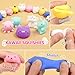 ORWINE 36pcs Easter Eggs + 36pcs Mochi Squishy Toys Easter Basket Stuffers Easter Egg Fillers for Kids Mini Squishies Party Favor Animal Squishys Easter Toys Surprise Egg Hunt Gift, Random