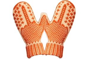 The Naughty List Mittens | Cozy Knit with a Hidden Attitude, Hand Knitted Hidden Middle Finger Winter Warm Mittens for Women