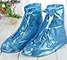 Whose Lemon Reusable Women Kids Waterproof/Rain Shoes Cover Portable Protective Shoes Covers for Cycling, Camping, Hiking, Garden, Outdoor Activities Blue XXL