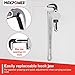 MAXPOWER 18-inch Heavy Duty Aluminum Straight Pipe Wrench 18-inch Plumbing Wrench