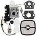 Yooppa Carburetor for Zama RB-K106 RBK106 Echo PB250LN ES250 PB250 for Echo Power Leaf Blower Power Blower Shred Trimmer A021003660 A021003661 Carburetor primary