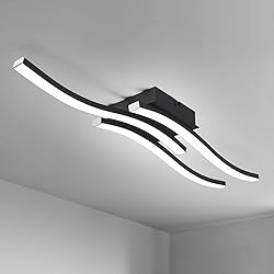 EDISLIVE Modern Dimmable LED Ceiling Light Curved