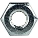 #8-32 Hex Machine Screw Nuts, Grade 2, Electro Zinc Plated Steel & Clear Finish, Quantity 100 by Fastenere