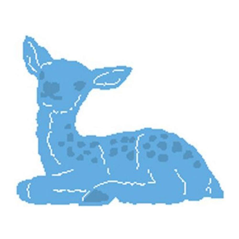 Marianne Design Creatables Tiny's Baby Deer Die, Metal, Blue, 13 x 10 x 0.2 cm