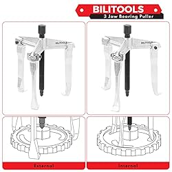 BILITOOLS 8" 3-Jaw Gear Puller, Internal External