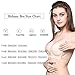 KAIYANG Strapless Sticky Bra Invisible Bra I Backless Straples Push up Bra Reusable Silicone Bra for Women with Drawstring, Suit for Wedding Party Dress(A B CD Cup) (D)