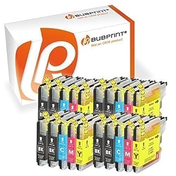 Bubprint 20 Druckerpatronen kompatibel für Brother LC 985 LC985 LC-985 für DCP J125 J 125 140W J140W 315 W J315W J515W MFC J2