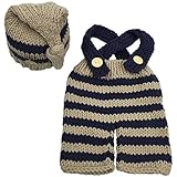 Jastore® Newborn Infant Baby Boy Photography Prop Costume Cute Cap Pants (Style 6)