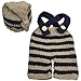 Jastore Newborn Infant Baby Boy Photography Prop Costume Cute Cap Pants (Style 6)