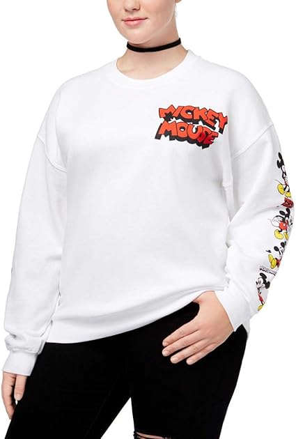 plus size mickey mouse hoodie