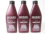 Redken Real Control Conditioner, 8.5 oz (Pack of 3)