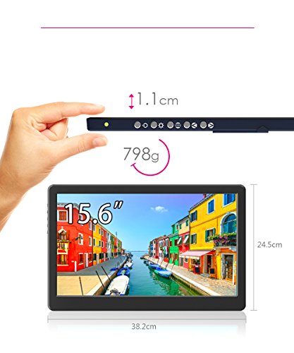 GeChic-1503H-156-IPS-1080p-Portable-Monitor-with-HDMI-VGA-input-USB-Powered-Ultralight-Weight-built-in-Speakers-Rear-Docking
