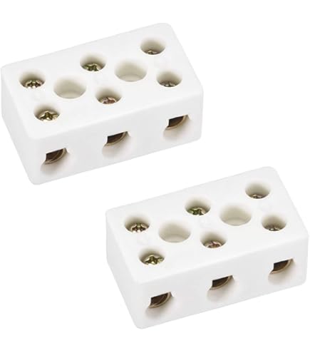 thumbnail image 2 of Wire Nuts LEXSOMEO 20PCS Porcelain Wire Connector Small Ceramic Wire Connectors Wire Cap Small Heat Resistant Electrical Connectors Ceramic Wire Connectors Nut Ceramic Wire Nut Connectors 2 of 11