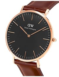 Daniel Wellington Classic Black St Mawes, clásico negro de 40 mm