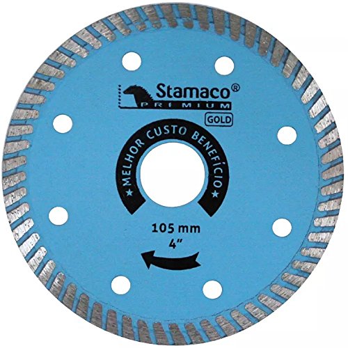 Disco Diamantado Porcelanato 105mm Premium Gold - 4110 - STAMACO - Disco Diamantado Porcelanato 105mm Premium Gold - 4110 - STAMACO