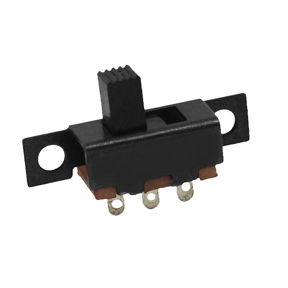 Sourcingmap 10 Pcs 3 Solder Lug Pin On-On 2 Position 1P2T SPDT Panel Slide Switch SS12F55