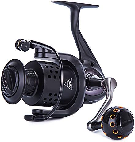 Thekuai Fishing Reels Spinning All-metal body 9 +1 Ball Bearings fishing reel for saltwater freshwater CNC carved metal handle (JG4000)