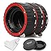 INSEESI Macro Lens Extension Tube with Lens Body and Rear Cap for Canon EOS EF Canon1D 1Ds Series 7D 5D 5DMarkII 5DMark III etc Lens primary
