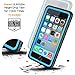 Temdan iPhone 8 Plus / 7 Plus Waterproof Case with Floating Strap Built in Screen Protector Underwater Waterproof Case for iPhone 7 Plus and iPhone 8 Plus(5.5inch)-Blue/Clear
