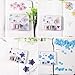 ttmagic 4 Roll Creative Flower Petal Washi Tape, Masking Tape Decorative Decals, DIY Petal Stickers for Scrapbooking, Diary, Planner, 200 Petals/Roll
