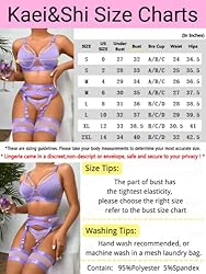 Kaei&Shi Garter Belt Thong Lingerie for