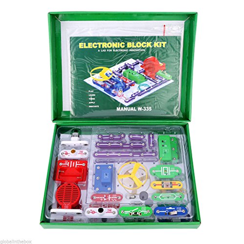 Wissenschatliches Kinderspielset VFENG 335, Baublöcke, für Experimente, elektrische Schaltkreise, 31-teilig – Bild 8