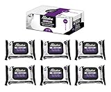 Nileeva Visage Collection (Micellar) Makeup Remover Cleansing Cloths & Wipes, Refill Pack, 25 Count (pack of 6) = 150 wipes