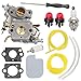 Wellsking C1M-W26C Carburetor for Poulan 545070601 P3314 P3314WS Chainsaw Craftsman PP3516 P3416 P4018 PP3816 PP4218 P4018AV PPB4018 ZAMA Carb Gas Chainsaw with Air Filter
