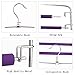 Clothes Pants Hangers 2pack - Multi Layers Metal Pant Slack Hangers,Foam Padded Swing Arm Pants Hangers Closet Storage Organizer for Pants Jeans Scarf Hanging