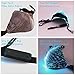 1clienic Light Up Rave Mask 7 Color Flashing LED Dust Mask Rechargeable Luminous Fiber Optic Glowing Party Mask for Christmas Halloween EDC EDM Men Women