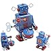Fang sky Retro Clockwork Wind Up Metal Walking Robot Toy Vintage Collectible Kids Gift