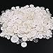 Rustark 650Pcs White Series Resin Buttons Favorite Findings Basic Buttons 2 and 4 Holes Craft Buttons for Arts, DIY Crafts, Decoration, Sewing - Sizes Range from 0.28 to 1.18 Inch