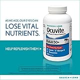 Bausch + Lomb Ocuvite Adult 50+ Vitamin & Mineral Supplement with Lutein, Zeaxanthin, and Omega-3, Soft Gels (150 Count) iiiIII