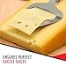 KitchenHUB Stainless Steel Cheese Slicer & Cutter, Heavy Duty & Durable Cheese Plane, For Semi-Soft & Hard Cheese, Silver