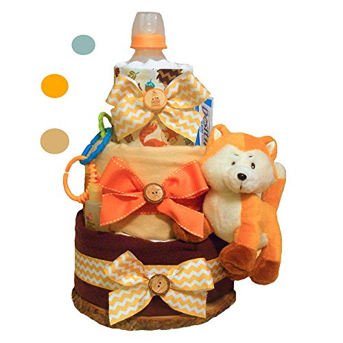 forest diaper cake