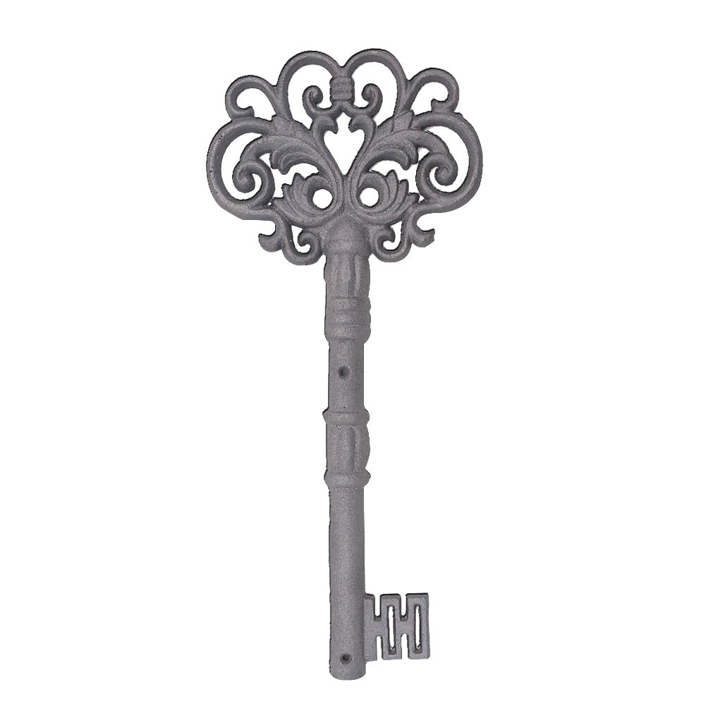 Large Iron Key, Skeleton Key Decorative Antique Style Decorative Wine Cellar Key Castle Key for Home Decor