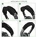 Geekria Flex Fabric Headband Cover Compatible with Bose QC45 QuietComfort 35 II, QC35, QC25 Headphones, Replacement Repair Part, Sweat Cover (Black)