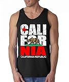 Shop4Ever California Republic Vintage Men's Tank Top California Shirts