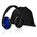 HearTek Small Baby / Kids Earmuffs Hearing Protection with Travel Bag - Adjustable Padded Defender Noise Protector / Reduction - Soundproof Ear Muffs For Babies and Infants Toddlers (Dark Blue)
