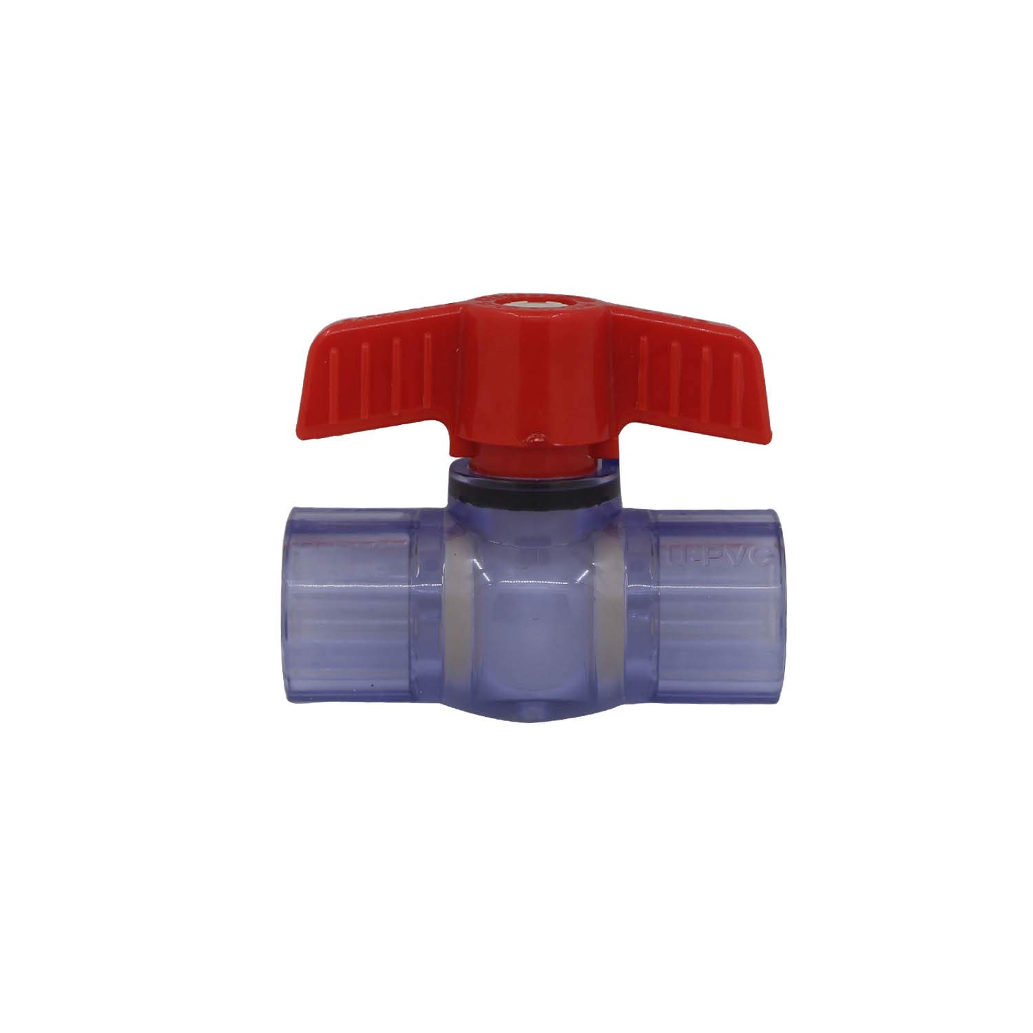 PVC Pipe Ball Valve 20 25 32 40 50 63mm Swimming Pool Ball Valve Shut Off Valve for Water Pipe Plastic Swimming Pool (Inner Diameter 40mm)