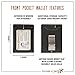 House of Jack Co. Deacon ID BIFOLD Front Pocket Wallet-Full Grain Leather-Bifold Money Clip Wallet