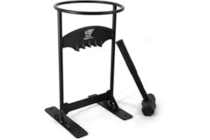 BiggerFire XL Kindling Splitter,Carbon Steel Wood Splitter, Heavy Duty Firewood Splitting Wedge,X Large 9''x17'' Manual Log Splitter with 5.5 Lbs Sledge Hammer