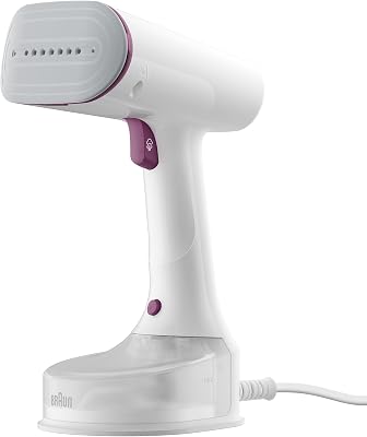 QuickStyle 5 GS5011PU Dampfglätter, Dual FreeGlide 3D Technologie, FastSteam Technologie, Steamer, Dampf 22 g/min, Wassertank 150 ml, 2,5 m Kabellänge, in 45 Sekunden bereit, 1200W, Weiß/Violett