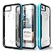Zizo Shock Series Compatible with iPhone 8 Case Military Grade Drop Tested with Tempered Glass Screen Protector iPhone 7 case Blue