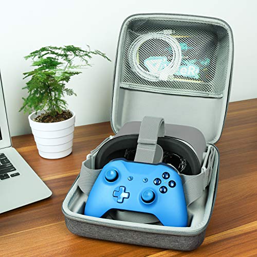 Oculus Go Carrying Case and Extension Cable (9.9ft), Protective Storage Handheld Bag & Fast Charge Cord for VR Headsets, Gamepad Controller Kit and Accessories